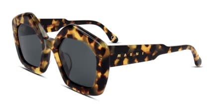 Marni x Retrosuperfuture Laughing Waters Tortoise glasses - Tortoise - Angle View