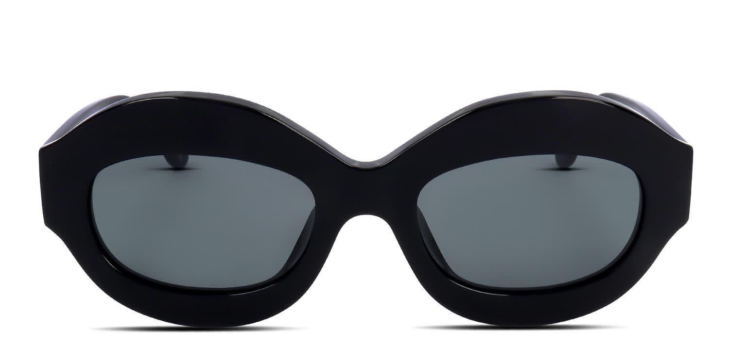 Marni x Retrosuperfuture Ik Kil Cenote Shiny Black glasses - Shiny Black - Frontal View