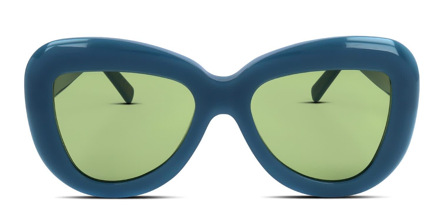 Marni x Retrosuperfuture Elephant Island Blue glasses - Blue - Frontal View