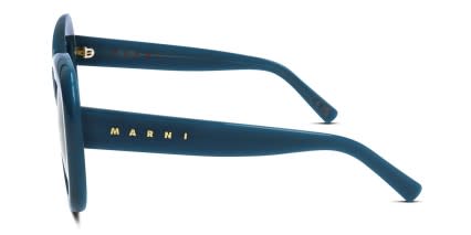 Marni x Retrosuperfuture Elephant Island Blue glasses - Blue - Side View