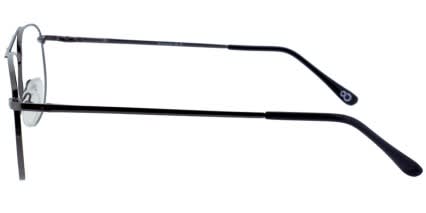 Eight 60A Shiny Gunmetal NA glasses - Gunmetal - Side View