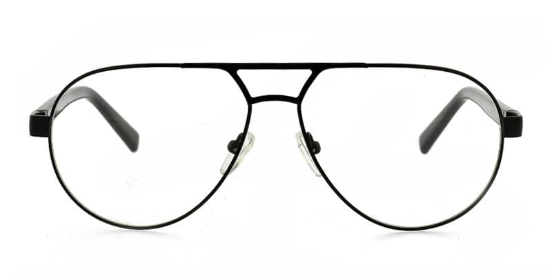 Eight 694 Black NA glasses - Black - Frontal View