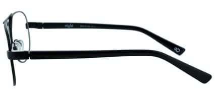 Eight 694 Black NA glasses - Black - Side View
