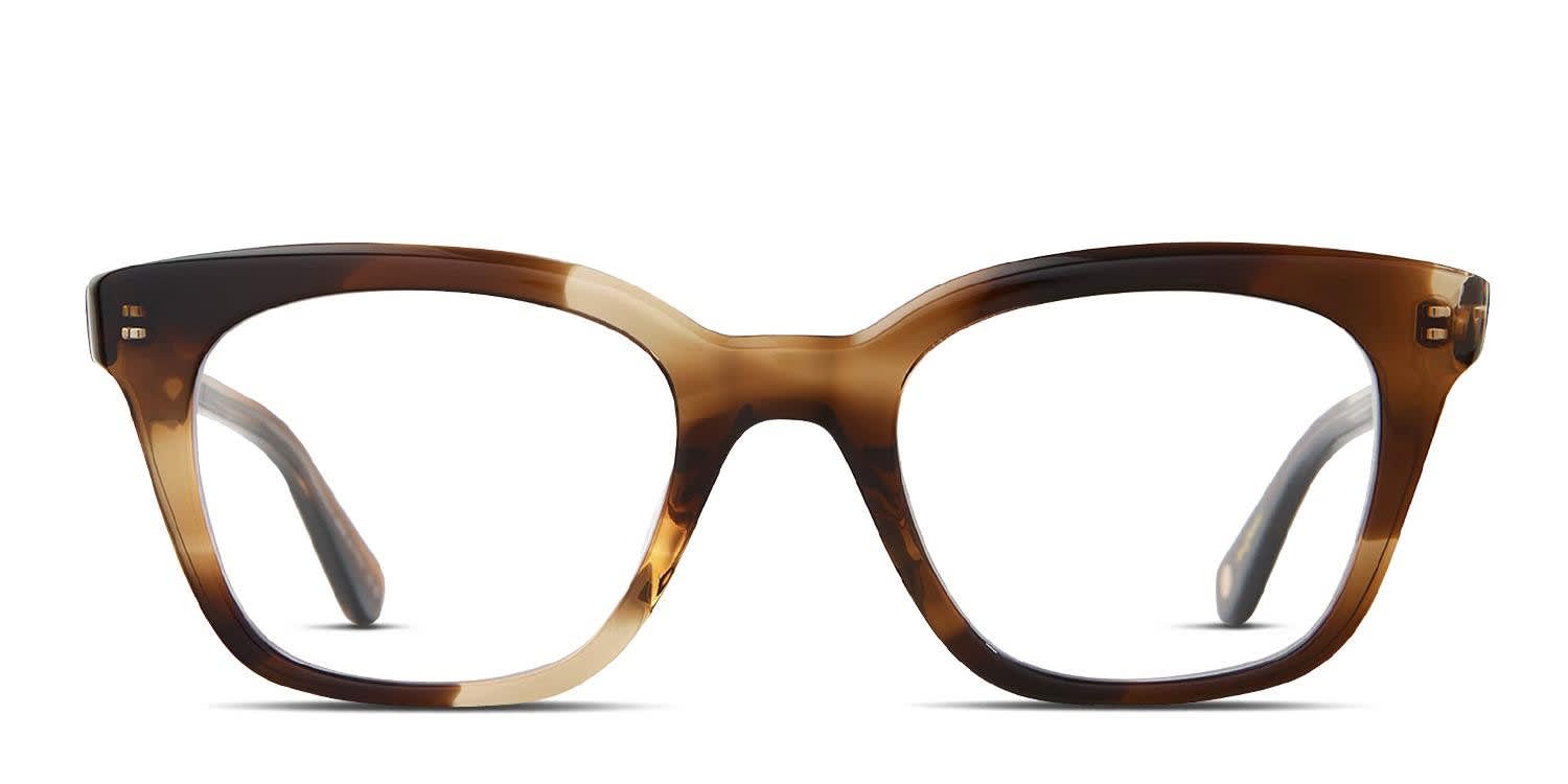 Garrett Leight El Rey Brown, Tortoise Prescription Eyeglasses