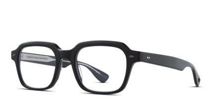 Garrett Leight OG Freddy P Shiny Black glasses - Shiny Black - Angle View