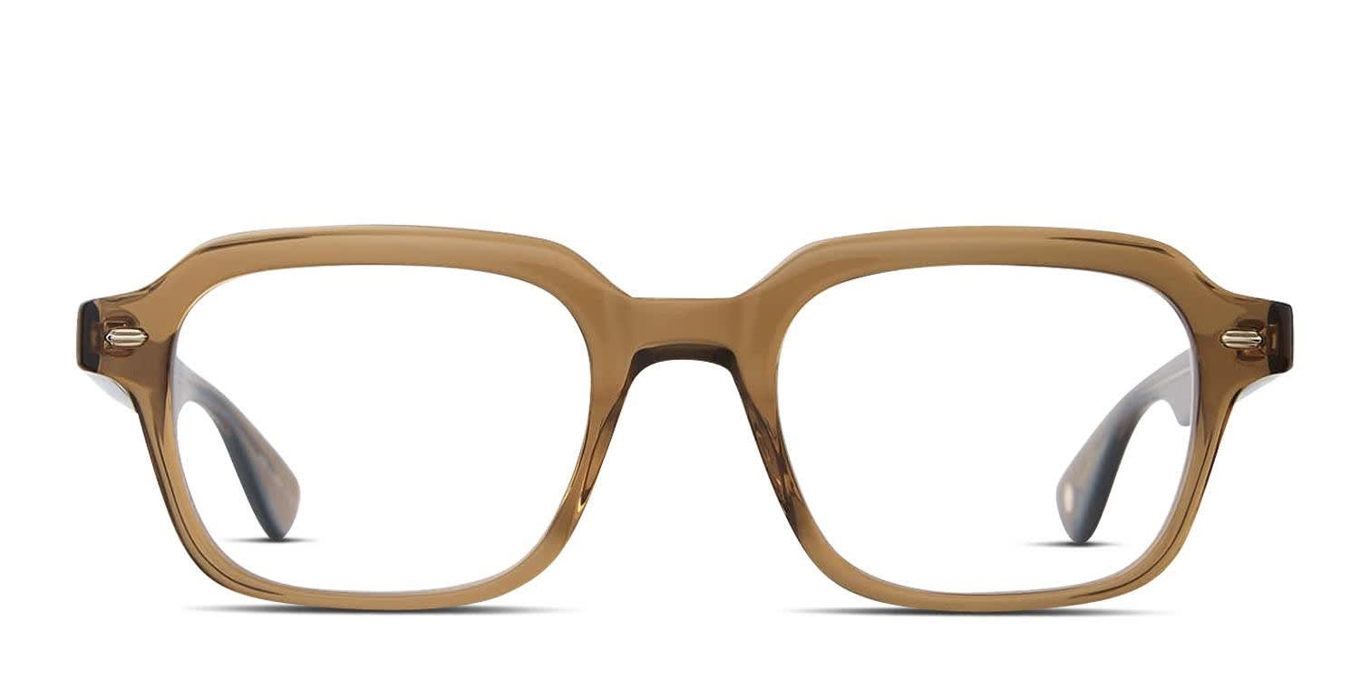 Garrett Leight OG Freddy P Brown glasses - Brown - Frontal View