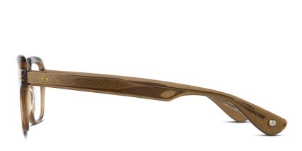 Garrett Leight OG Freddy P Brown glasses - Brown - Side View