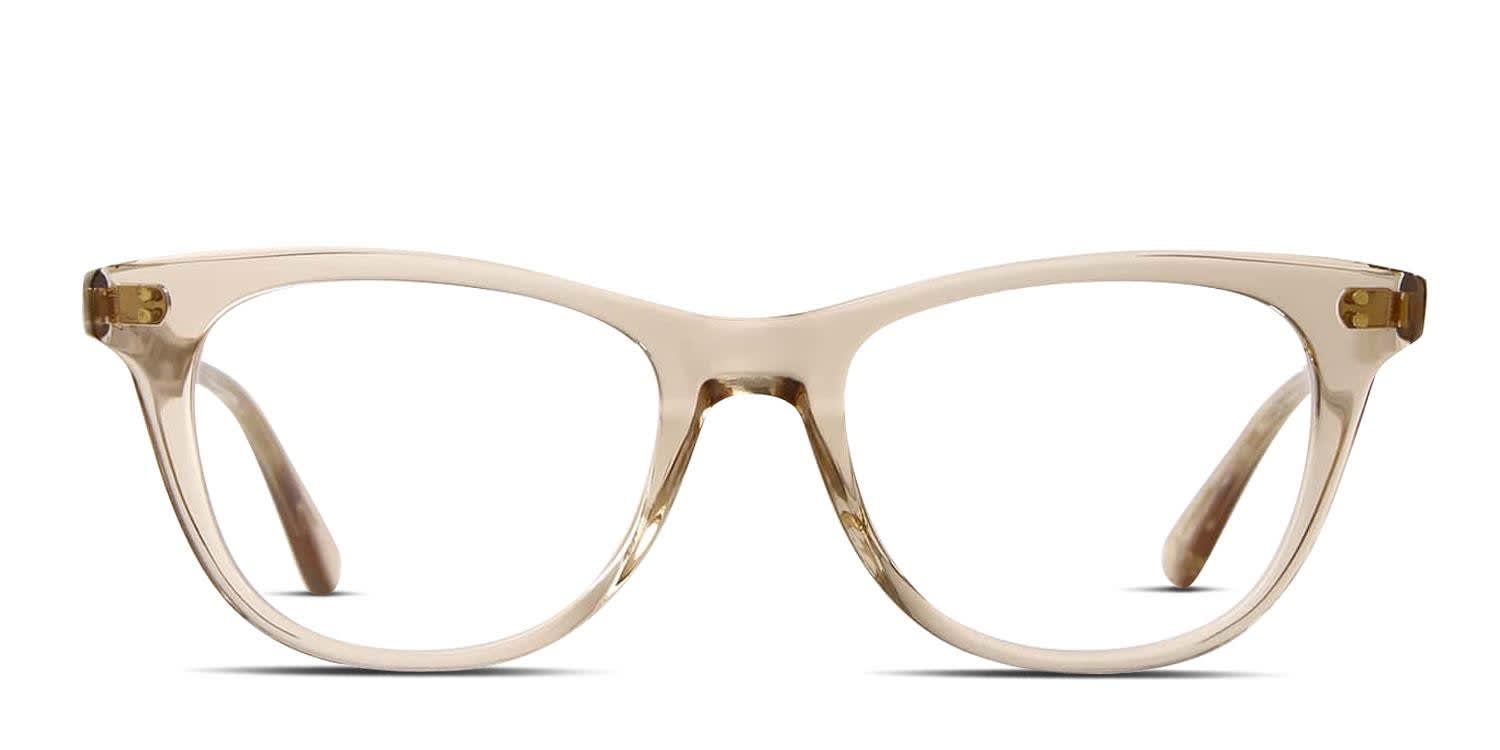 Garrett Leight Tia Jane Beige glasses - Beige - Frontal View