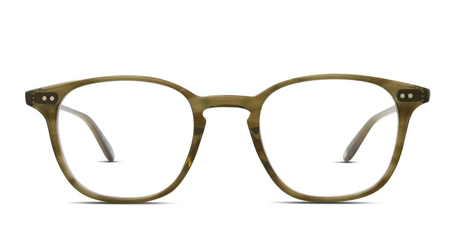 Garrett Leight Clark Green glasses - Green - Frontal View