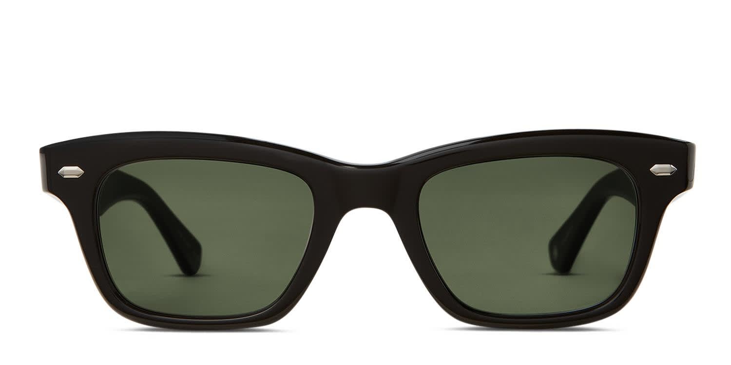 Garrett Leight Grove Sun Black glasses - Black - Frontal View