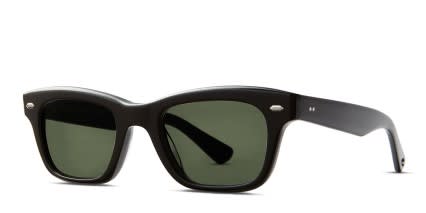 Garrett Leight Grove Sun Black glasses - Black - Angle View