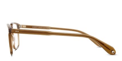 Garrett Leight Howland Brown glasses - Brown - Side View