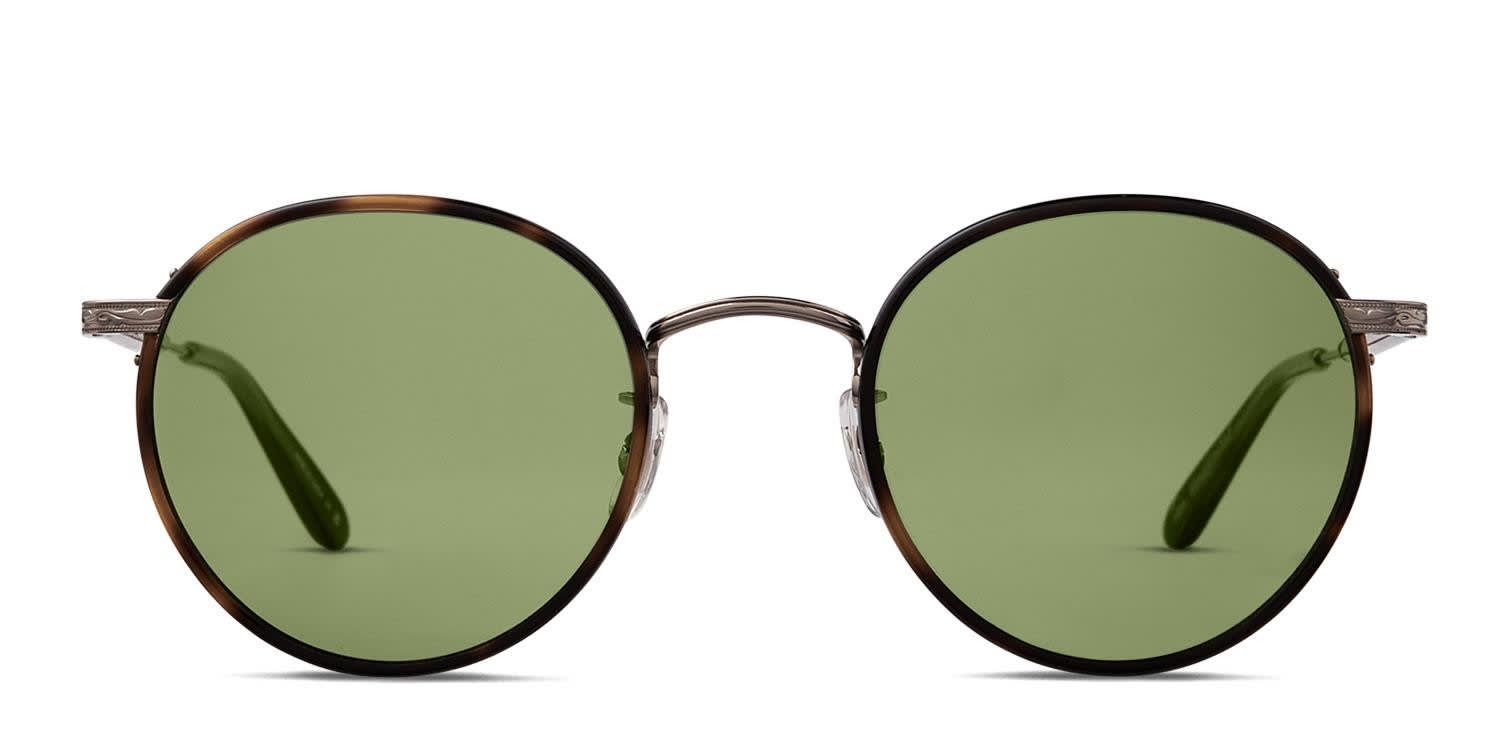 Garrett Leight Wilson M Sun Tortoise, Gunmetal glasses - Tortoise / Gold - Frontal View