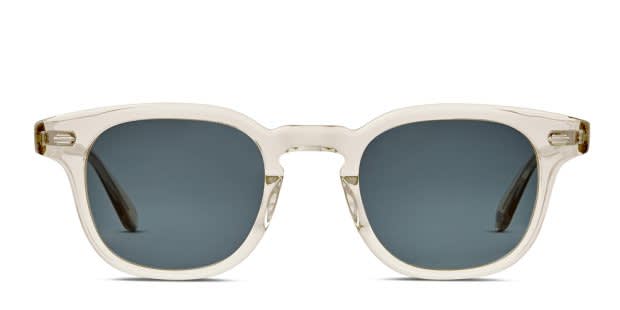 Garrett Leight Sherwood Sun Clear, Yellow Prescription Sunglasses