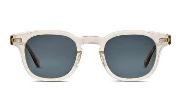 Garrett Leight Sherwood Sun Clear, Yellow Prescription Sunglasses