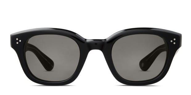 Garrett Leight Cyprus Sun Shiny Black Prescription Sunglasses