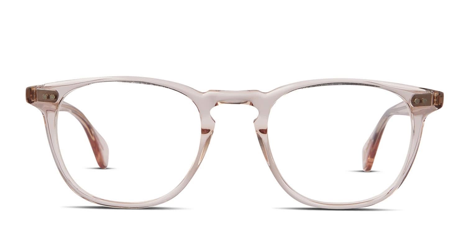 Garrett Leight Wilshire Pink glasses - Pink - Frontal View