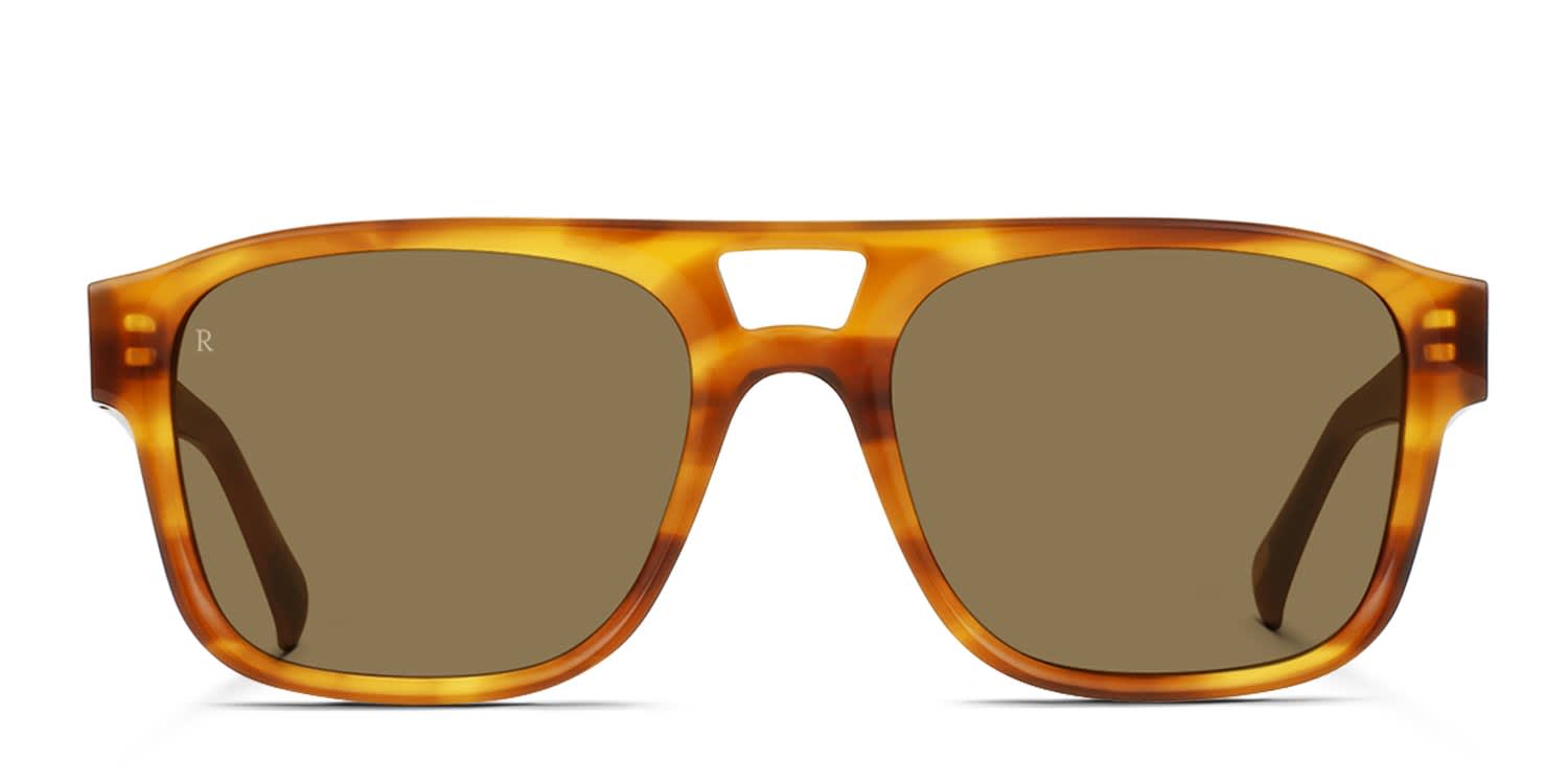 RAEN Rifka Tortoise, Yellow glasses - Tortoise / Yellow - Frontal View