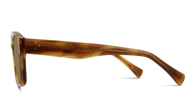 RAEN Rifka Tortoise, Yellow Prescription Sunglasses