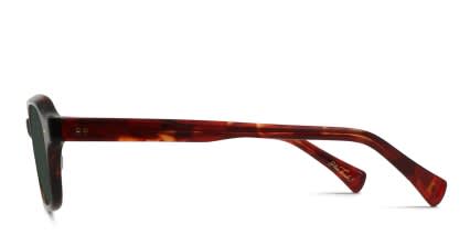 RAEN Rhyme Tortoise, Red glasses - Tortoise / Red - Side View