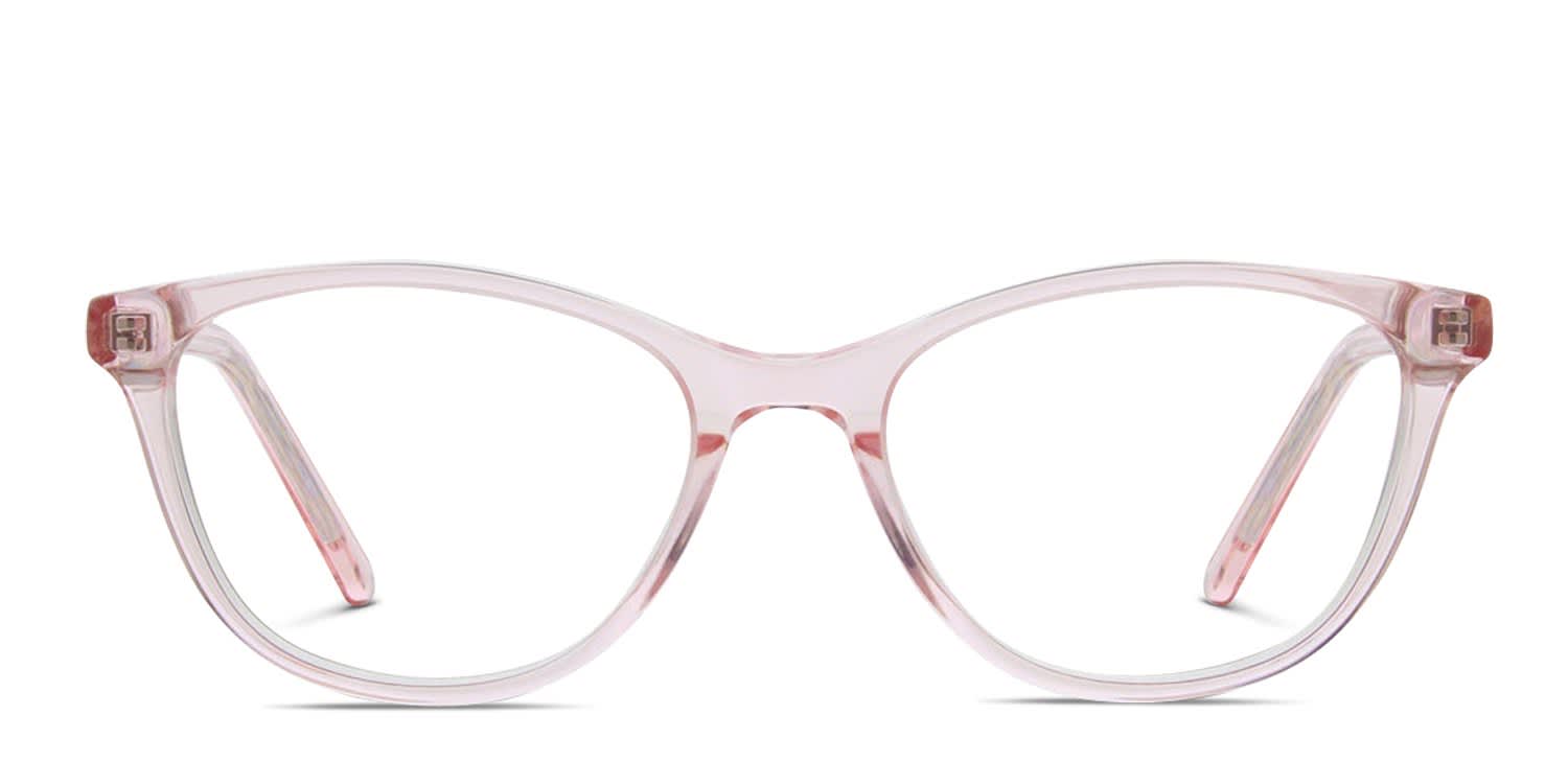 Jonas Paul Adele Kids Pink, Clear glasses - Pink / Clear - Frontal View