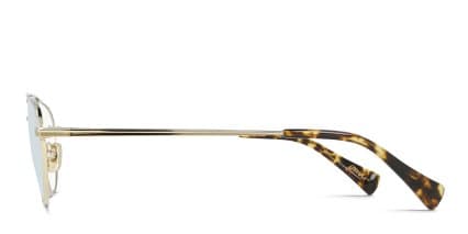 RAEN Pomelo Gold glasses - Gold - Side View
