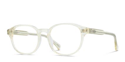 RAEN Odie Clear, Gold glasses - Clear / Gold - Angle View