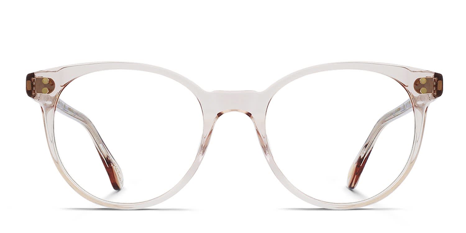 RAEN Mabel Pink, Clear glasses - Pink / Clear - Frontal View