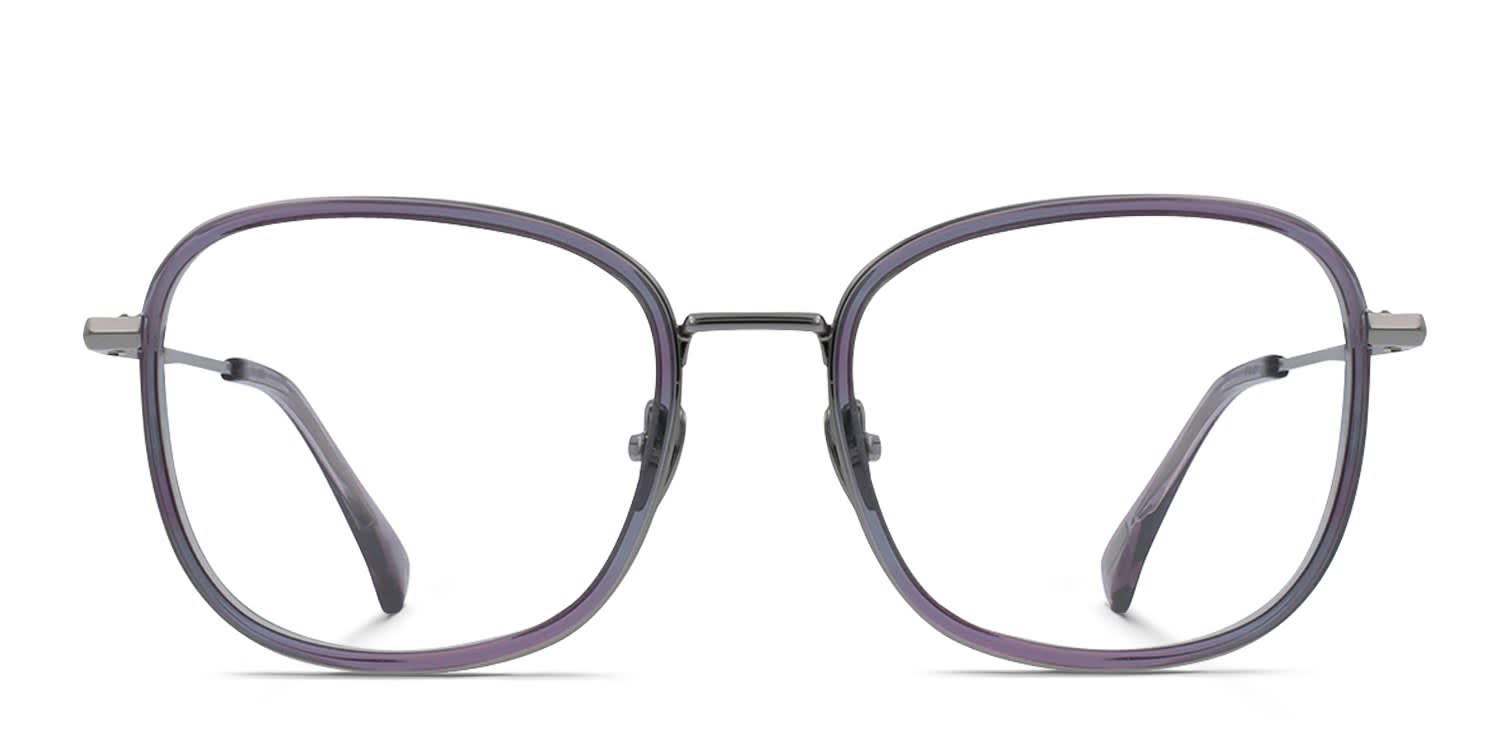 RAEN Aster Purple, Gunmetal glasses - Purple / Gunmetal - Frontal View