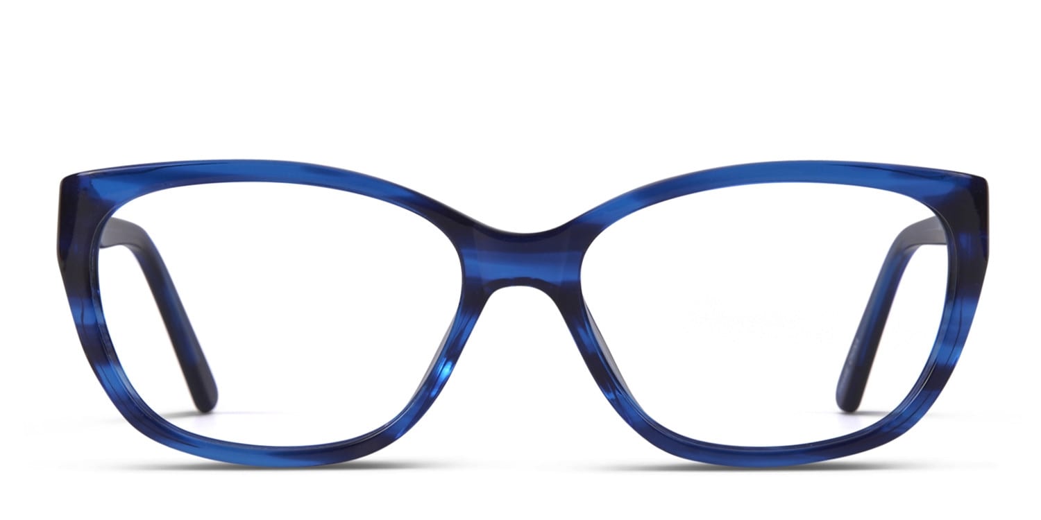 Ally Blue Tortoise glasses - Blue - Frontal View