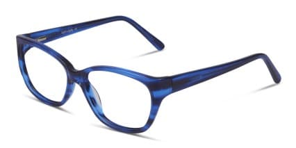 Ally Blue Tortoise glasses - Blue - Angle View
