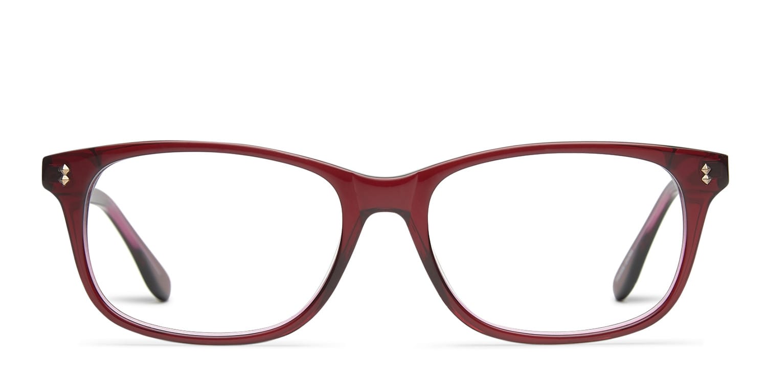 Morgan Red glasses - Red - Frontal View