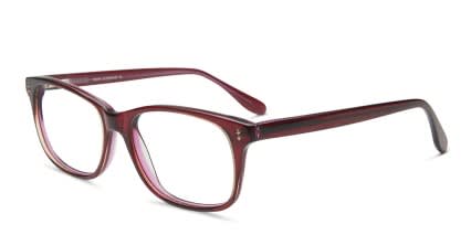 Morgan Red glasses - Red - Angle View