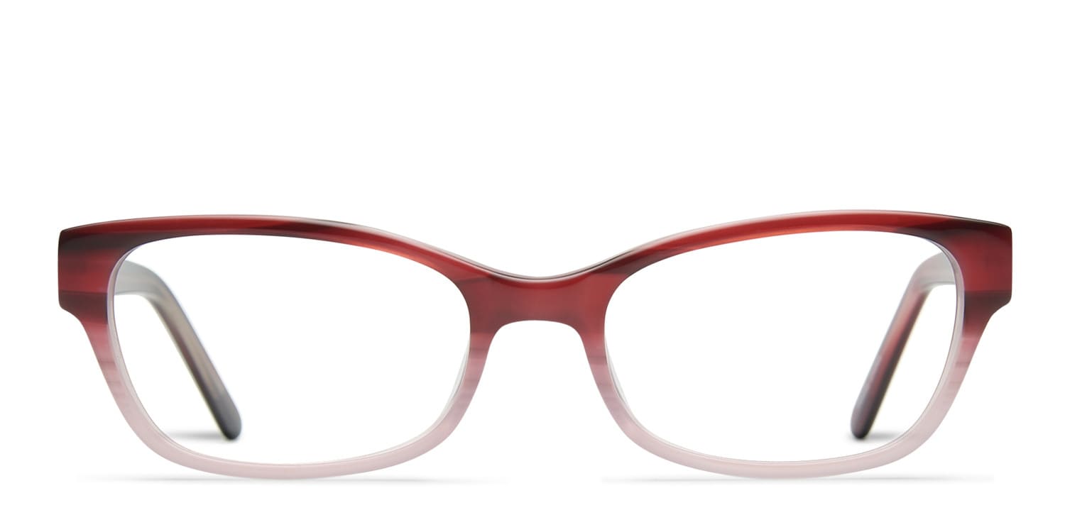 Dottie Red glasses - Red - Frontal View