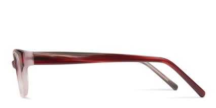 Dottie Red glasses - Red - Side View