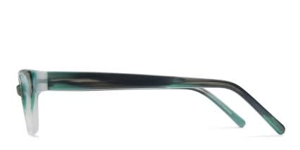 Dottie Green Marble glasses - Green - Side View
