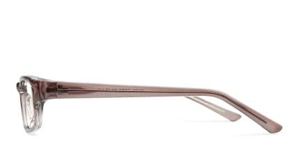 Bradley Clear Gray glasses - Brown / Clear - Side View