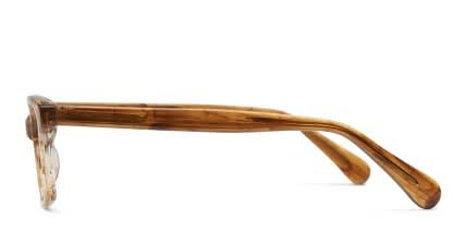 Babydoll Brown Marble glasses - Brown - Side View