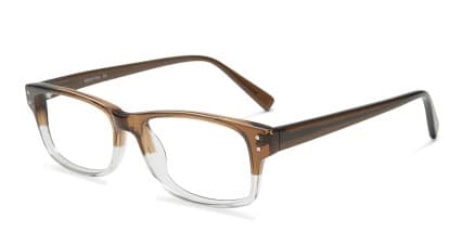 Jay Brown w/Clear glasses - Brown / Clear - Angle View