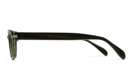 Handsome Black glasses - Black - Side View