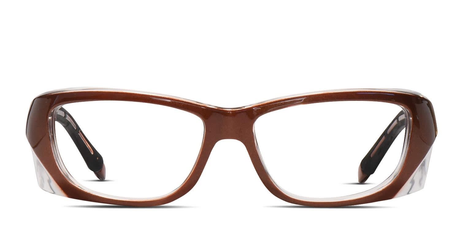 SafeVision Uverse Brown glasses - Brown - Frontal View