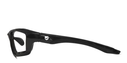 SafeVision Battery Shiny Black glasses - Shiny Black - Side View