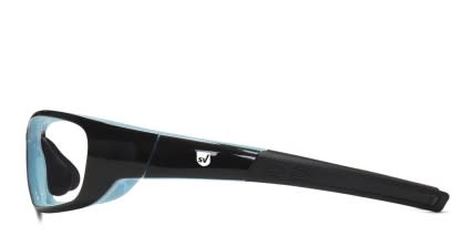 SafeVision SVNY Shiny Black glasses - Shiny Black - Side View