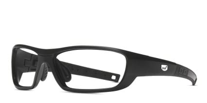 SafeVision SVNY Matte Black glasses - Matte Black - Angle View