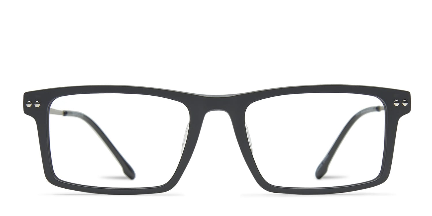Albert Black glasses - Black - Frontal View