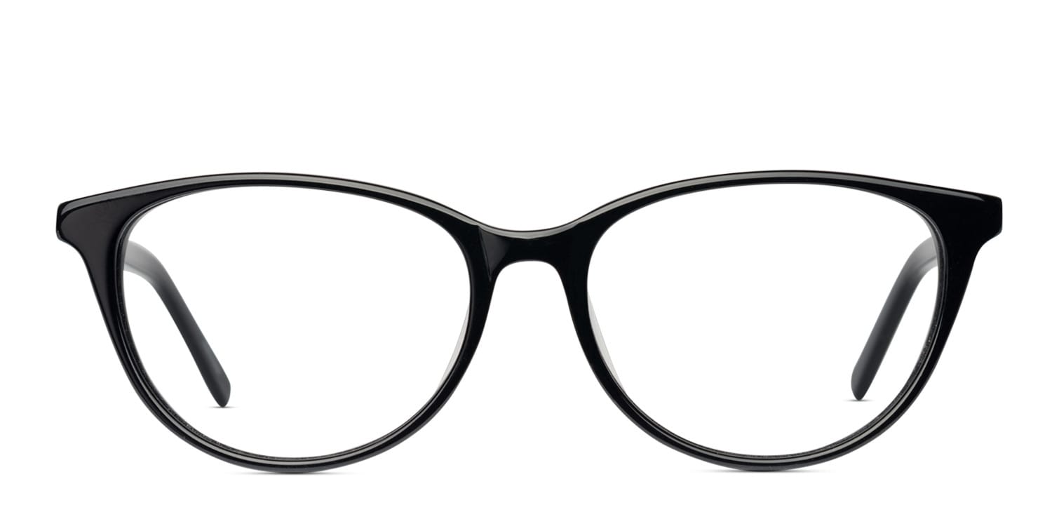 Addison Black glasses - Black - Frontal View