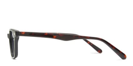 Izzy Black w/Tortoise glasses - Black / Tortoise - Side View