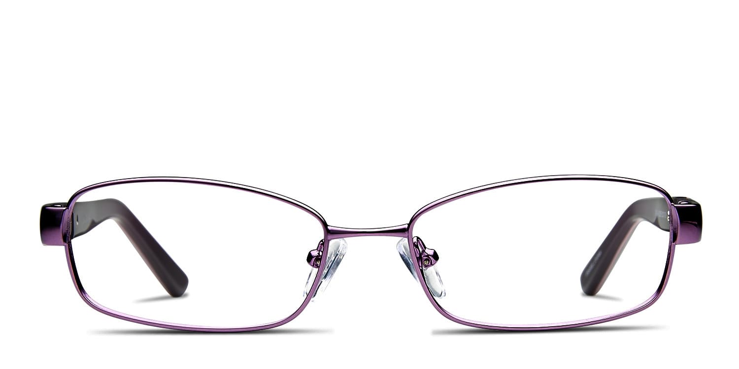 Darlene Purple glasses - Purple - Frontal View