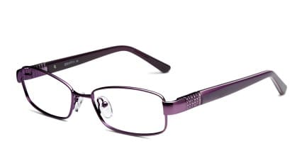 Darlene Purple glasses - Purple - Angle View
