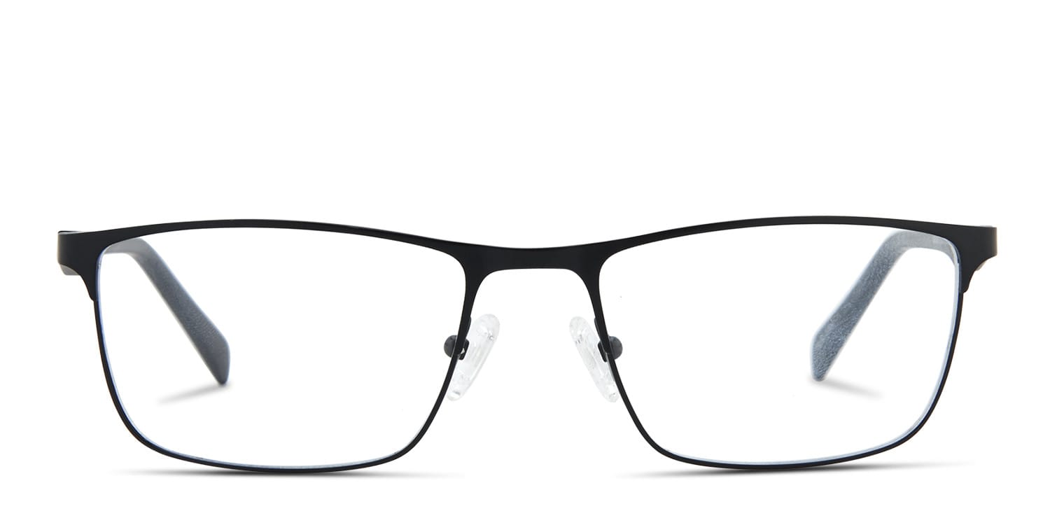 Carrow Black glasses - Black - Frontal View